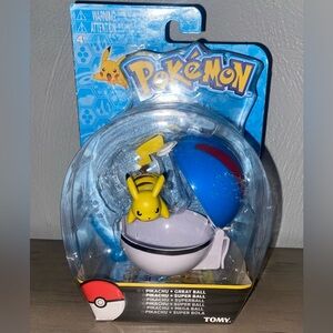 Pokemon Clip 'N' Carry Poke Ball Pikachu and Great Ball